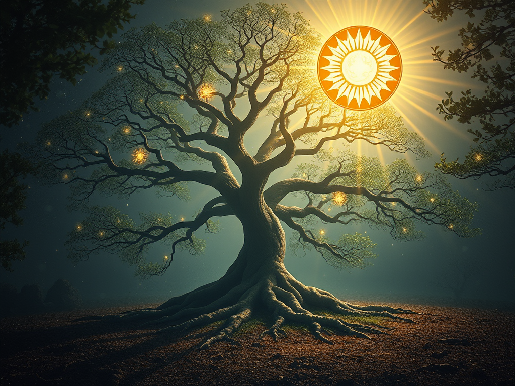 Tree of Lunar Reclamation & Solar Disc of Ancestral Sovereignty